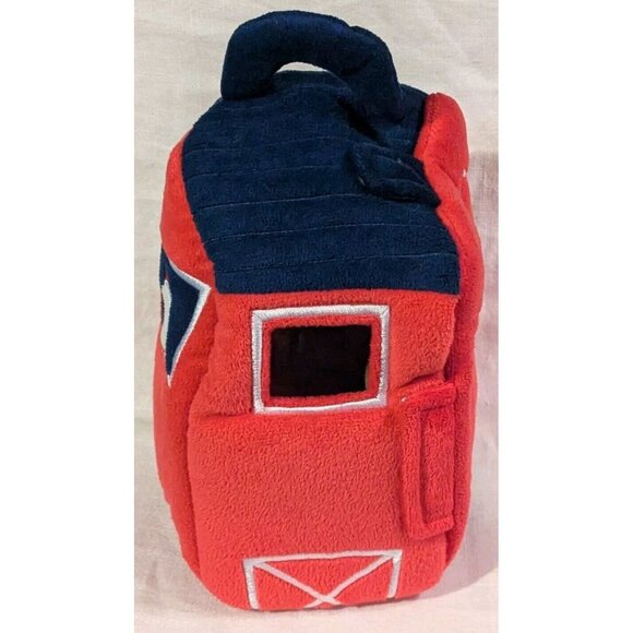 Chickens Coop Carrying Case Plush FAO Schwarz Barn Hen House Rooster Playset Toy - Picture 12 of 14